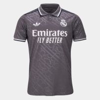 Camisa Real Madrid Third 24/25 s/n° Torcedor Adidas Masculina - Cinza