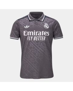 Camisa Real Madrid Third 24/25 s/n° Torcedor Adidas Masculina - Cinza