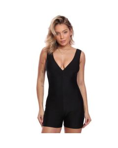 Maiô Natação Hidroginástica Decote Feminino